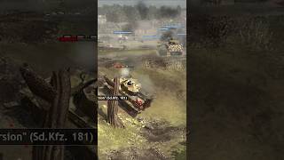 Tank game shorts Sherman VS big tanks in StHilaire part 4  CoH  shorts tankgames tankwar [upl. by Beaston73]