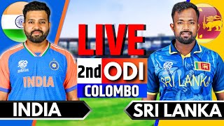 India vs Sri Lanka 2nd ODI  Live Cricket Match Today  IND vs SL Live Match Today  IND vs SL ODI [upl. by Deeann]