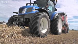 John Deere 5100R amp New Holland T4 85  Feraboli 265 HTC FULLHD [upl. by Lanahtan917]