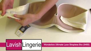 Wonderbra Ultimate Strapless Bra Lace 9469 IvorySkin [upl. by Israeli661]