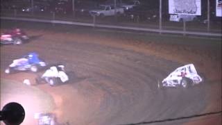 8610 Bloomington Speedway Sprint Feature [upl. by Ayekahs]