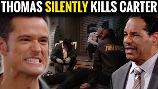 Thomas silently kills Carter  Baker investigates the murder CBS The Bold and the Beautiful Spoilers [upl. by Enrak531]