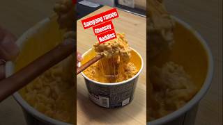 Samyang ramen spicy cheesy noodles recipe easy to make noodles asmr noodlesrecipe [upl. by Lundell95]