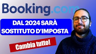 Nel 2024 Booking Verserà la Cedolare Secca a Posto Tuo [upl. by Skvorak264]