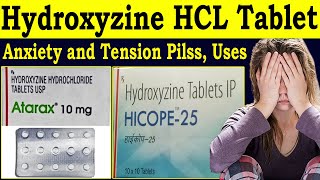 Hydroxyzine  Hydroxyzine hydrochloride  Atarax tablet  Atarax 25 mg  hicope 25 tablet [upl. by Knuth161]