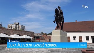 Újra áll a Szent László szobor– Erdélyi Magyar Televízió [upl. by Shay]