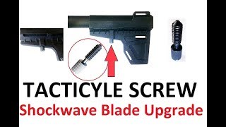 Tacticyle Quick Detach Screw Upgrade quotMake Your Shockwave Blade Adjustablequot [upl. by Lede618]