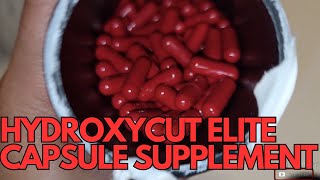 QUICK LOOK AT THE HYDROXYCUT ELITE CAPSULE SUPPLEMENT [upl. by Elatnahc]