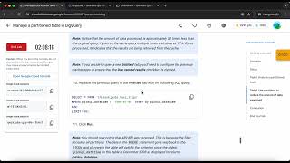 Manage a partitioned table in BigQuery [upl. by Juliana]