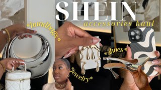 Huge SHEIN Accessories Haul 2024  How to get FREE SHEIN credits Handbags  Shoes  Jewelry [upl. by Mavilia]