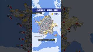 Météo du Mercredi 9 au Vendredi 11 Octobre 2024 [upl. by Siravat]