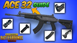 New quotACE 32quot Gun in PUBG MOBILE amp BGMI GuideTutorialReview Tips and Tricks Recoil Damage etc [upl. by Ajiam]