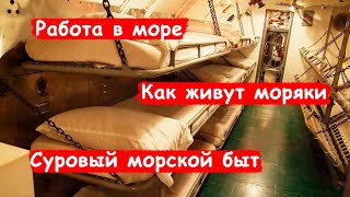 Как живут моряки на судне под чужим флагом Быт на судне Сравнение с жабофлотомУсловия Часть 57 [upl. by Machute]