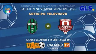 Palmese  PraiaTortora  9a giornata campionato di Eccellenza Stagione 20242025 [upl. by Odrude]