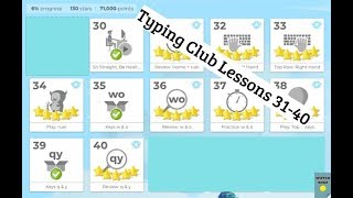 Typing Club Lessons 3140 [upl. by Akkeber982]