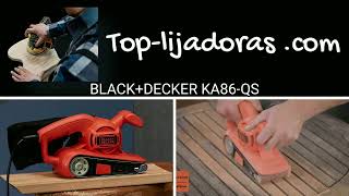 🥇 BLACKDECKER KA86QS 🔥 Lijadora de banda con cable 720W lijadora pulidora [upl. by Pren]