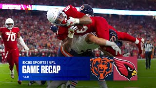 Cardinals CRUISE past Bears for 3rd straight victory  Game Recap [upl. by Gorden881]