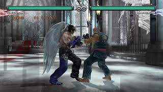 Tekken 5 Dark Resurrection  Devil Jin Combos Optimal Damage amp Wall Carry [upl. by Eidur]