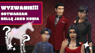 Bella Koń 🤔 😅 Odtwarzam Bellę Ćwir jako konia w The Sims 4 Ranczo 🐎 [upl. by Daphie287]