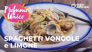 SPAGHETTI alle VONGOLE e LIMONEPROFUMO UNICO😋🍴🍝 [upl. by Ekaj]