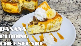 Banana Pudding Cheesecake Recipe  Banana Pudding  Thanksgiving Recipes  Dessert Recipes [upl. by Jodie]