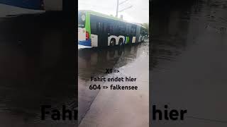 Ausfahrt vom X1 nach Fahrt endet hier und 604 nach falkensee [upl. by Hardden]