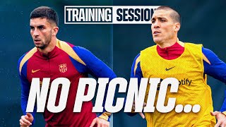 SPRINTS SPEED RONDOS amp MAXIMUM EFFORT FC Barcelona training 🔵🔴 [upl. by Dalt]