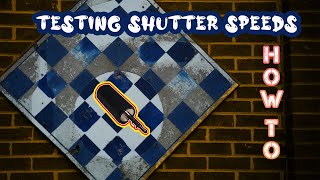 How To Test Shutter Speed On A Film Camera [upl. by Nosraep930]