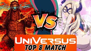 Godzilla King of the Monsters Chaos VS Mt Lady III Chaos  UniVersus Gameplay [upl. by Reddy]