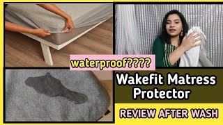 Wakefit Water Proof Terry Cotton Mattress Protector  Best Matress Protector  Review amp Demo [upl. by Suilenrac818]