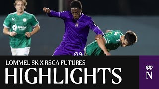 HIGHLIGHTS U23 Lommel SK  RSCA Futures  20242025 [upl. by Atnim]