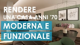 CASA 2P  Come rendere una casa anni 70 moderna e funzionale [upl. by Carrington]