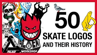 50 Skateboard Logos Explained  The Story Behind the Brands [upl. by Sklar]