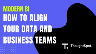 Align Your Data and Business Teams ThoughtSpot  Mode [upl. by Maleeny182]