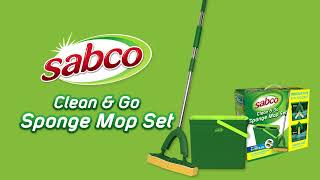 SABCO Clean N Go Sponge Mop Set [upl. by Newlin]