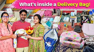 ❤️Delivery Bag Packing  நல்ல வேளை Bag Pack பண்ணிட்டோம் 😳Unexpected Delivery Date  Delivery Bag [upl. by Saidee836]