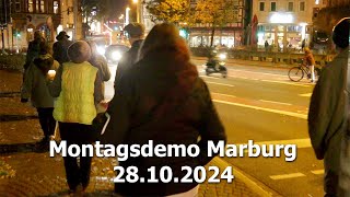 Montagsdemo Marburg  28102024 [upl. by Lukin752]