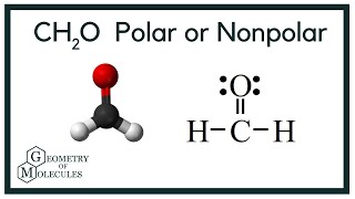 Is CH2O Polar or Nonpolar Methanal or Formaldehyde [upl. by Wane412]