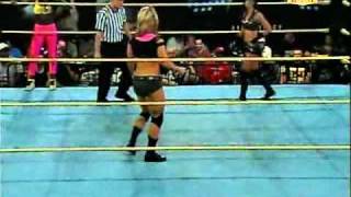 FCW AJ Lee Aksana vs Naomi Kaitlyn [upl. by Ymmas200]