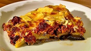 MoussakaMoussaka LasagneAuberginen LasagneAuberginen Auflauf [upl. by Anyala799]