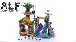 Lego Friends 41122 Adventure Camp Tree House Speed Build [upl. by Seroled28]