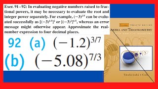 Solucion gratis del Ejercicio 92 de la seccion 12 del libro algebra y trigonometria con geometria [upl. by Atsilac]