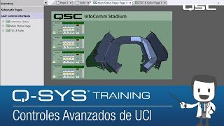 QSYS SP Control Descripción Parte E Controles Avanzados de UCI [upl. by Ahsatin]