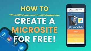 How to create a microsite  Canva Tutorial [upl. by Stedmann]