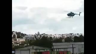 Se estrella helicóptero de la Policía de Ecuador [upl. by Cormick]