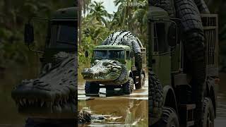 Crocodiles land truck [upl. by Kano]