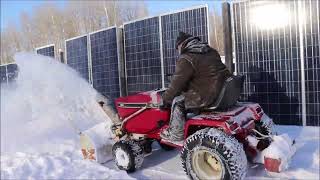 Putting It To The Test International Cub Cadet 982 Blowing Snow [upl. by Kayley646]