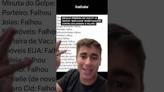 NIKOLAS FERREIRA DIZ QUE PF JÁ TENTOU EMPLACAR INVESTIGAÇÕES CONTRA BOLSONARO E FALHOU [upl. by Ami]