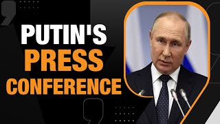 Putin Live Press Conference Likely To Announce His Rerun  News9 [upl. by Tenner]