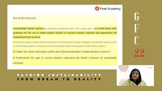 India’s Fashion Education Approach for Inclusion of Green Ethics [upl. by Dalli]